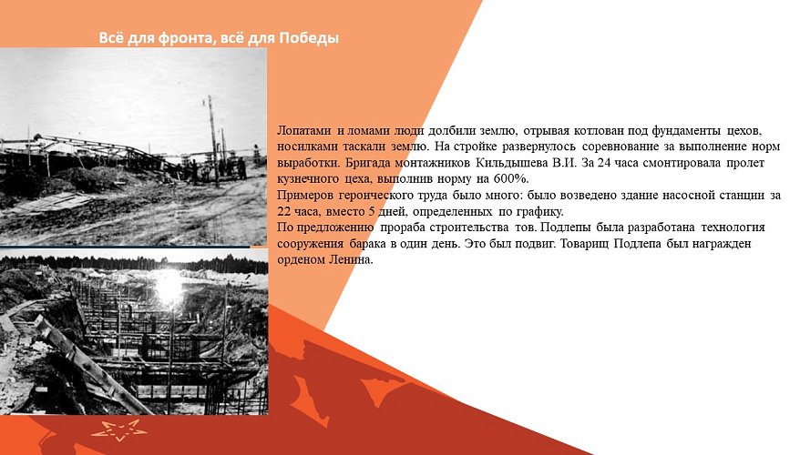 «Всё для фронта, всё для победы»